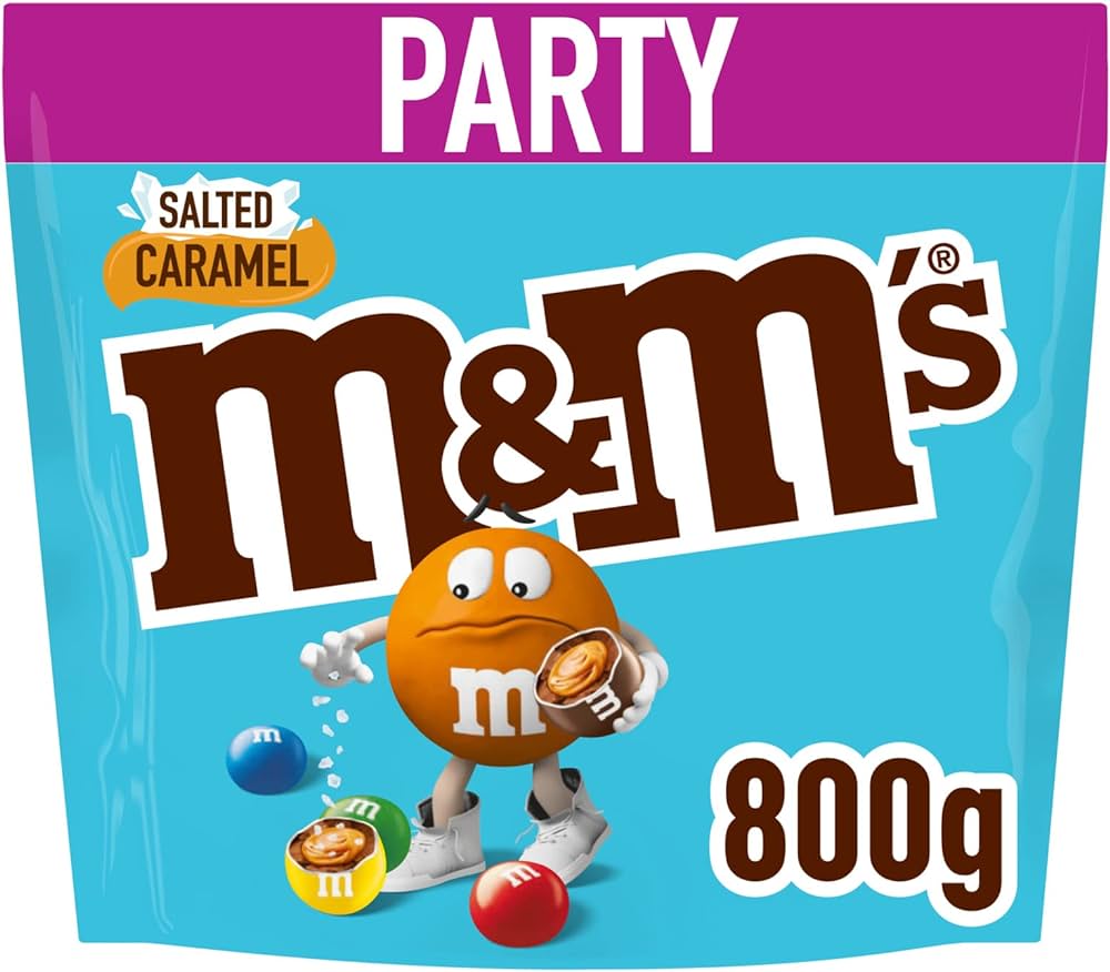 M&Ms Salted Caramel Party Mix 800g - Short Dated