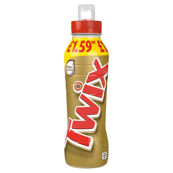 Twix Chocolate Caramel Biscuit Milkshake Drink 8 x 350ml - Out of Date