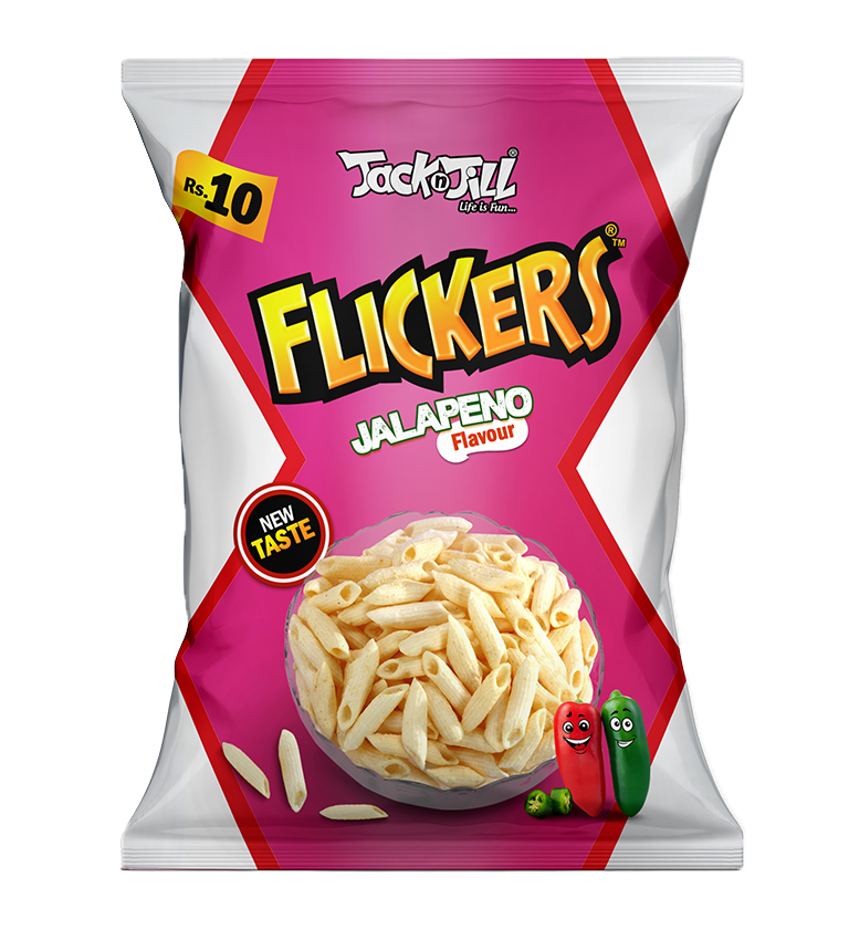 Jack & Jill Flickers Jalapeno 48 x 10g - Out of Date