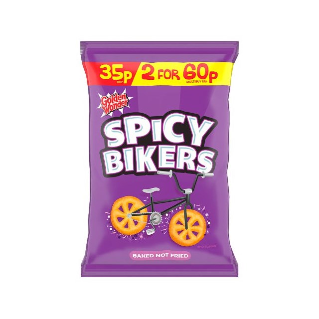 Golden Wonder Spicy Bikers 1 x 22g - Out of Date