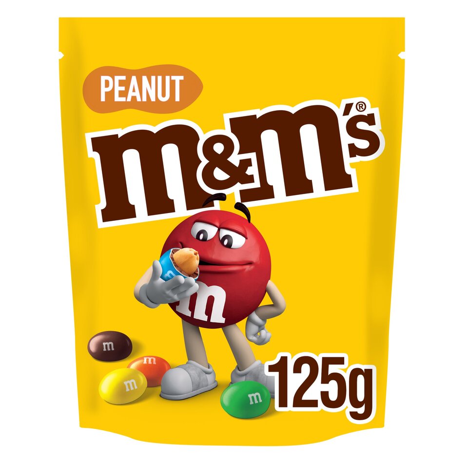 M&Ms Peanut 125g - Out of Date