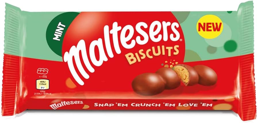 Malteser Mint Biscuits 110g - Short Dated